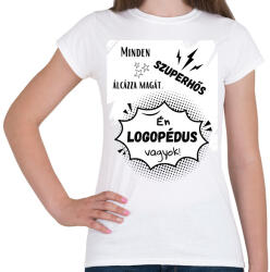 printfashion Logopédus 2 - Női póló - Fehér (14650192)