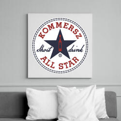 printfashion Kommersz ALL STAR - Vászonkép - Fehér (6629857)