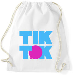 printfashion TikTok komment - Sportzsák, Tornazsák - Fehér (2610931)