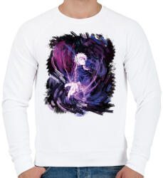 printfashion Jujutsu Kaisen Gojo Satoru - Férfi pulóver - Fehér (16311903)