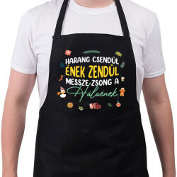 printfashion Ady Endre - Karácsony - Kötény - Fekete (10206777)