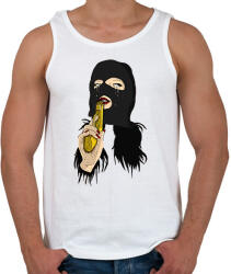 printfashion Gangsta B*tch - Férfi atléta - Fehér (2356997)