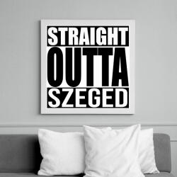printfashion Straight Outta Sopron - Vászonkép - Fehér (6624005)