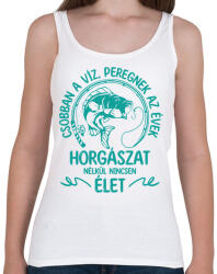 printfashion Csobban az víz - Női atléta - Fehér (13786882)