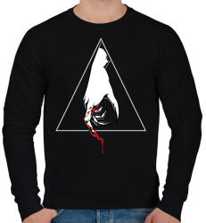 printfashion Véres kéz - Férfi pulóver - Fekete (1008009)