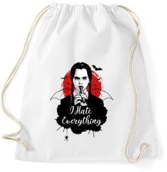 printfashion i hate everything - Sportzsák, Tornazsák - Fehér (2885138)
