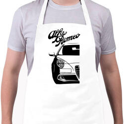 printfashion Alfa Romeo Mito - Black - Kötény - Fehér (13780402)