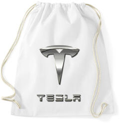 printfashion Tesla - Sportzsák, Tornazsák - Fehér (2008473)
