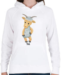 printfashion Bak - Női kapucnis pulóver - Fehér (2818541)