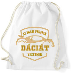 printfashion Dáciás sofőr - Sportzsák, Tornazsák - Fehér (4796837)