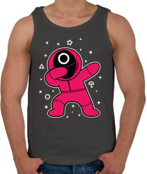 printfashion Squid Game Dab kör fehér - Férfi atléta - Sötétszürke (5725832)