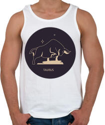 printfashion Taurus - Bika - Férfi atléta - Fehér (6268066)