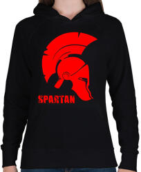 printfashion spartan - Női kapucnis pulóver - Fekete (7600428)