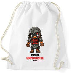 printfashion Eggsplosive - Fortnite Season 6 - Sportzsák, Tornazsák - Fehér (5358791)