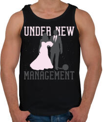 printfashion Házasság - Férfi atléta - Fekete (4043069)