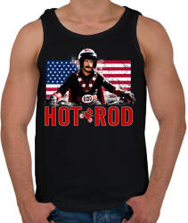 printfashion hot rod - Férfi atléta - Fekete (3021739)