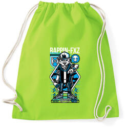 printfashion Rappin - Sportzsák, Tornazsák - Limezöld (398105)