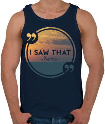 printfashion Karma - Férfi atléta - Sötétkék (626189)