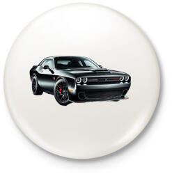 printfashion Dodge - Kitűző, hűtőmágnes - Fehér (15210858)