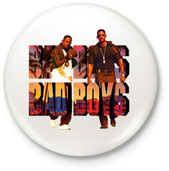 printfashion BAD BOYS BAD BOYS - Kitűző, hűtőmágnes - Fehér (16300728)