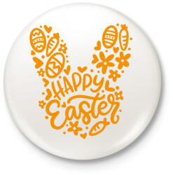printfashion Happy Easter bunny - Kitűző, hűtőmágnes - Fehér (13086614)