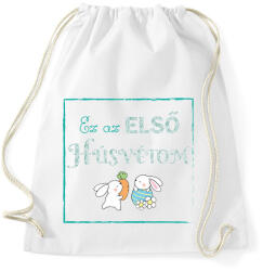 printfashion Ez az első húsvétom - Fiú - Sportzsák, Tornazsák - Fehér (6328336)