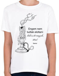 printfashion Gyertya - Gyerek póló - Fehér (15831973)