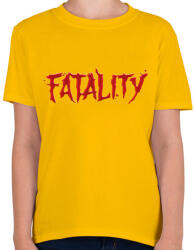 printfashion Fatality - Gyerek póló - Sárga (1985338)