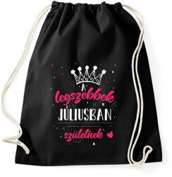 printfashion A legszebbek júlisban születnek - Sportzsák, Tornazsák - Fekete (7436926)