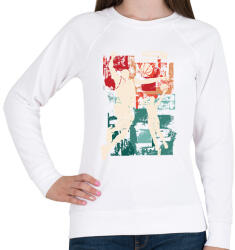 printfashion Kosárlabda - Női pulóver - Fehér (13367234)