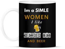 printfashion im a simple women - Bögre - Fekete (1703348)