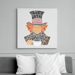printfashion Kalapos - Vászonkép - Fehér (6620233)