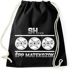 printfashion Épp matekozok - Sportzsák, Tornazsák - Fekete (11723071)