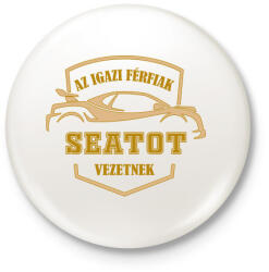 printfashion Seatos sofőr - Kitűző, hűtőmágnes - Fehér (5176338)