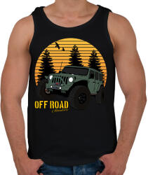 printfashion Off Road adventure - Férfi atléta - Fekete (5667138)
