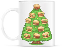 printfashion Hamburger karácsonyfa - Bögre - Fehér (14722374)