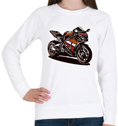 printfashion cbr firebladereps - Női pulóver - Fehér (2895394)