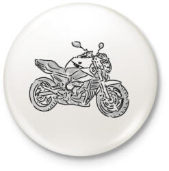 printfashion Yamaha XJ6 - Kitűző, hűtőmágnes - Fehér (4983818)
