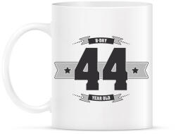 printfashion b-day-44-dark-lightgrey - Bögre - Fehér (790551)