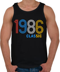 printfashion 1986 - Férfi atléta - Fekete (11933360)