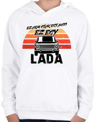 printfashion Ez nem csak egy autó ez egy LADA - Gyerek kapucnis pulóver - Fehér (16462198)