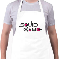 printfashion Squid Game - Logo - Kötény - Fehér (5472638)