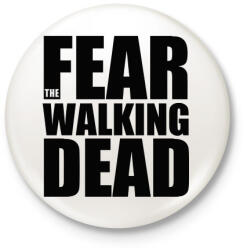 printfashion Fear the Walking Dead - Kitűző, hűtőmágnes - Fehér (3075817)