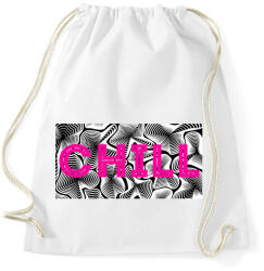 printfashion Rózsaszín CHILL - Sportzsák, Tornazsák - Fehér (13904691)