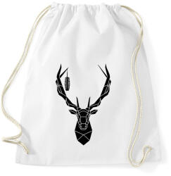 printfashion Csodaszarvas - Sportzsák, Tornazsák - Fehér (2403720)
