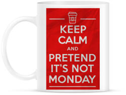 printfashion It's not monday - Bögre - Fehér (791087)
