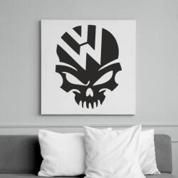printfashion Volkswagen Skull - Vászonkép - Fehér (6622195)