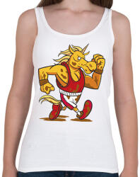 printfashion Unikornis futó - Női atléta - Fehér (13645751)