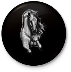 printfashion leader - Kitűző, hűtőmágnes - Fekete (3092404)