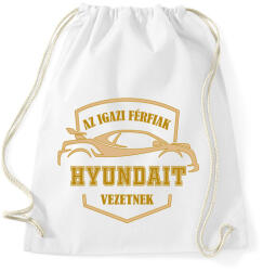printfashion Hyundaios sofőr - Sportzsák, Tornazsák - Fehér (4802808)